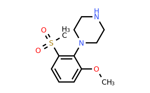 CAS 1000018-42-7 | 1-(2-Methanesulfonyl-6-methoxy-phenyl)-piperazine