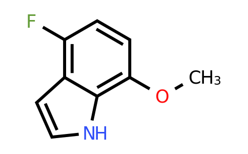CAS 1000341-63-8 | 4-Fluoro-7-methoxy-1H-indole