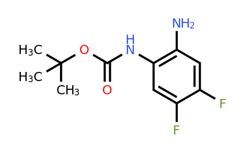 CAS 1000698-88-3 | (2-Amino-4,5-difluoro-phenyl)-carbamic acid tert-butyl ester
