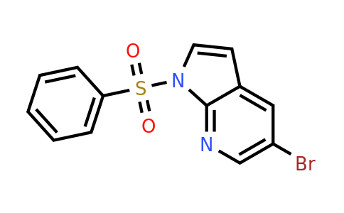 CAS 1001070-33-2 | 1-Benzenesulfonyl-5-bromo-1H-pyrrolo[2,3-B]pyridine