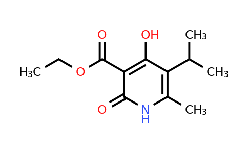 CAS 100371-18-4 | 4-Hydroxy-5-isopropyl-6-methyl-2-oxo-1,2-dihydro-pyridine-3-carboxylic acid ethyl ester