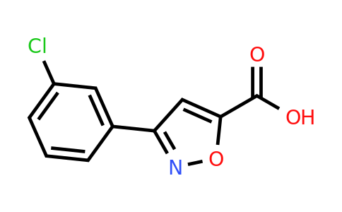 CAS 100517-43-9 | 3-(3-Chloro-phenyl)-isoxazole-5-carboxylic acid
