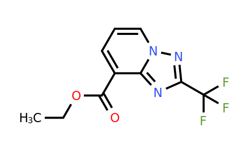 CAS 1005475-46-6 | ethyl 2-(trifluoromethyl)-[1,2,4]triazolo[1,5-a]pyridine-8-carboxylate