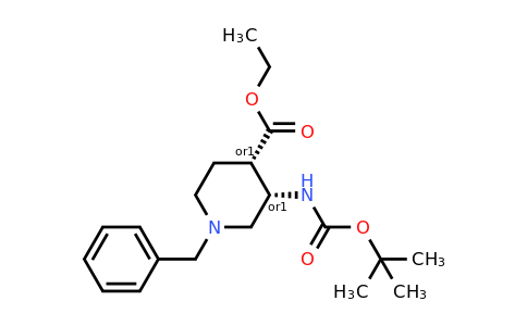 CAS 1006611-28-4 | cis-1-Benzyl-3-Boc-amino-piperidine-4-carboxylic acid ethyl ester
