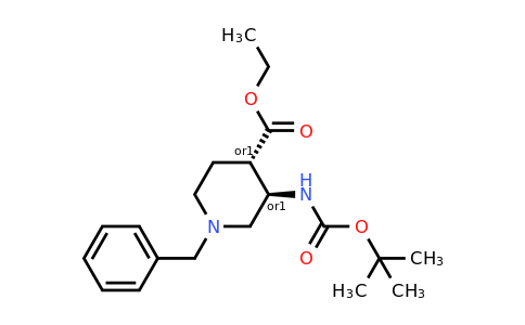 CAS 1006611-33-1 | trans-1-Benzyl-3-Boc-amino-piperidine-4-carboxylic acid ethyl ester