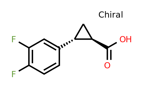 CAS 1006614-50-1 | trans-2-(3,4-Difluoro-phenyl)-cyclopropanecarboxylic acid