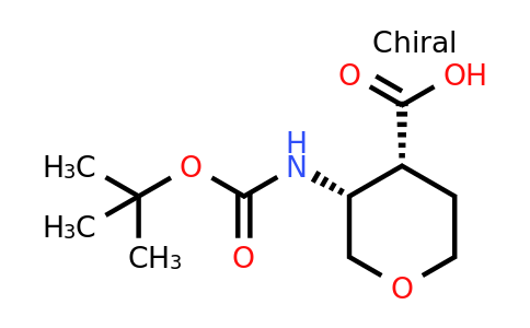 CAS 1006891-33-3 | cis-3-Boc-amino-tetrahydro-pyran-4-carboxylic acid