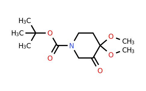 CAS 1007595-82-5 | 4,4-Dimethoxy-3-oxo-piperidine-1-carboxylic acid tert-butyl ester