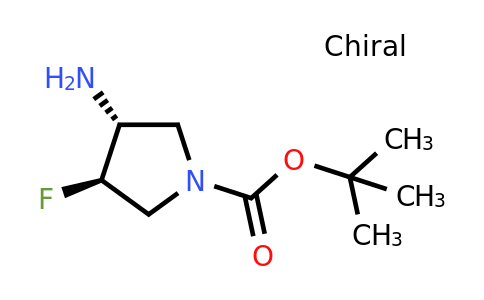 CAS 1009075-43-7 | Trans-tert-butyl 3-amino-4-fluoropyrrolidine-1-carboxylate