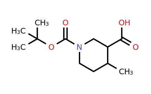 CAS 1009376-52-6 | 1-[(tert-butoxy)carbonyl]-4-methylpiperidine-3-carboxylic acid