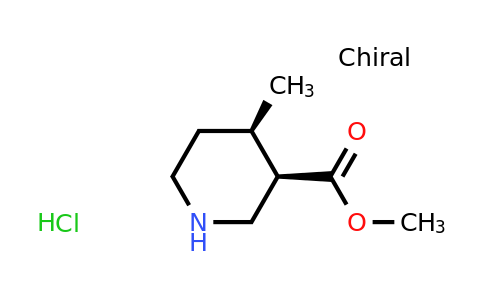 CAS 1009376-67-3 | methyl (3R,4R)-rel-4-methylpiperidine-3-carboxylate hydrochloride