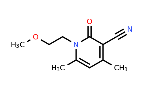 CAS 1010898-45-9 | 1-(2-Methoxy-ethyl)-4,6-dimethyl-2-oxo-1,2-dihydro-pyridine-3-carbonitrile