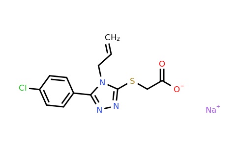 CAS 1011426-49-5 | sodium 2-{[5-(4-chlorophenyl)-4-(prop-2-en-1-yl)-4H-1,2,4-triazol-3-yl]sulfanyl}acetate