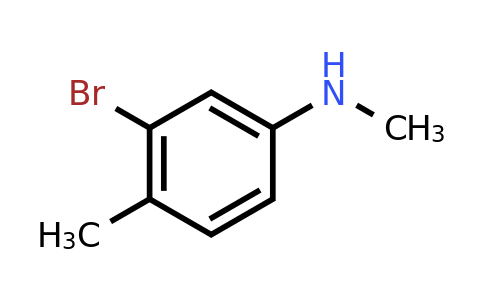 CAS 101251-11-0 | (3-Bromo-4-methyl-phenyl)-methyl-amine