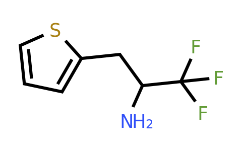 CAS 1012884-80-8 | 2,2,2-Trifluoro-1-thiophen-2-ylmethyl-ethylamine