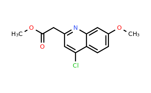 CAS 1017403-04-1 | (4-Chloro-7-methoxy-quinolin-2-yl)-acetic acid methyl ester