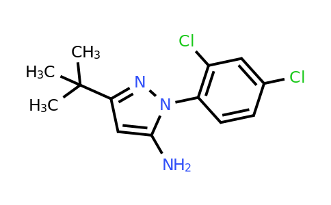 CAS 1017781-18-8 | 5-tert-Butyl-2-(2,4-dichloro-phenyl)-2H-pyrazol-3-ylamine