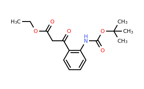 CAS 1017781-46-2 | 3-(2-tert-Butoxycarbonylamino-phenyl)-3-oxo-propionic acid ethyl ester