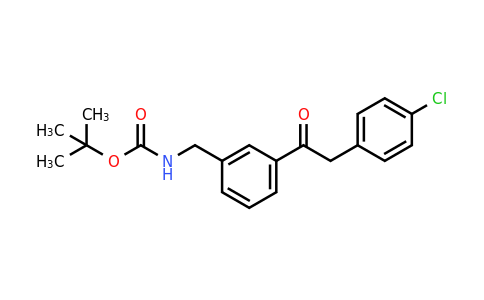 CAS 1017781-63-3 | {3-[2-(4-Chloro-phenyl)-acetyl]-benzyl}-carbamic acid tert-butyl ester