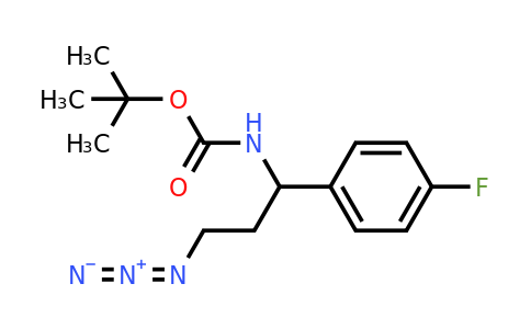 CAS 1017782-28-3 | [3-Azido-1-(4-fluoro-phenyl)-propyl]-carbamic acid tert-butyl ester