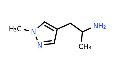 CAS 1017783-02-6 | 1-Methyl-2-(1-methyl-1H-pyrazol-4-yl)-ethylamine
