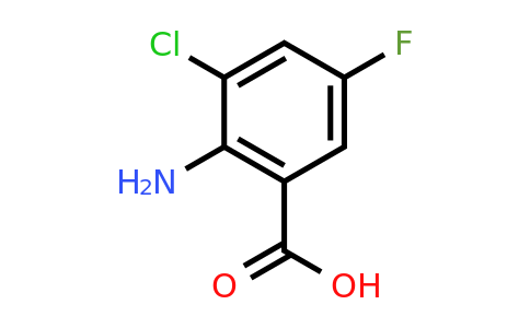 CAS 1022961-12-1 | 2-Amino-3-chloro-5-fluoro-benzoic acid