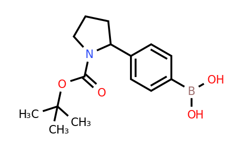 CAS 1027103-15-6 | 4-(1-Boc-pyrrolidin-2-yl)benzeneboronic acid