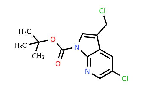 CAS 1029053-07-3 | 1-BOC-5-Chloro-3-(chloromethyl)-7-azaindole