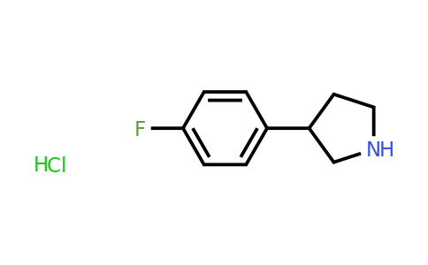 CAS 1029636-03-0 | 3-(4-Fluoro-phenyl)-pyrrolidine hydrochloride