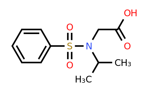 CAS 1033194-55-6 | (Benzenesulfonyl-isopropyl-amino)-acetic acid