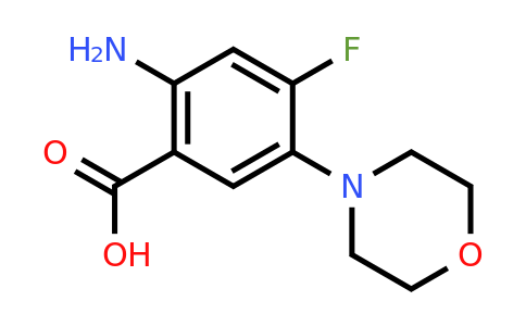 CAS 1033778-63-0 | 2-Amino-4-fluoro-5-morpholin-4-yl-benzoic acid