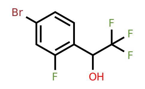 CAS 1033805-88-7 | 1-(4-Bromo-2-fluoro-phenyl)-2,2,2-trifluoro-ethanol