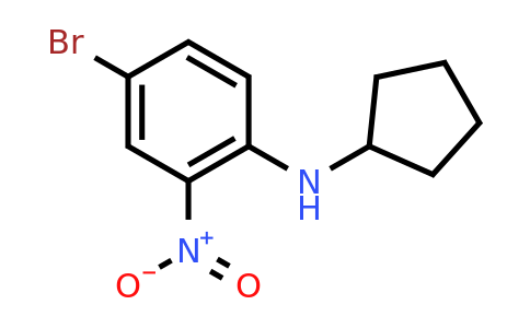 CAS 1036585-23-5 | (4-Bromo-2-nitro-phenyl)-cyclopentyl-amine
