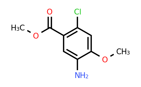 CAS 104253-47-6 | 5-Amino-2-chloro-4-methoxy-benzoic acid methyl ester