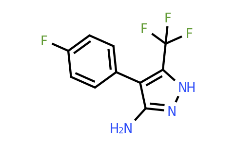 CAS 1046046-44-9 | 4-(4-Fluoro-phenyl)-5-trifluoromethyl-1H-pyrazol-3-ylamine