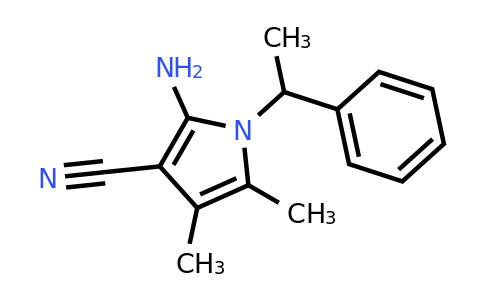 CAS 104915-38-0 | 2-Amino-4,5-dimethyl-1-(1-phenyl-ethyl)-1H-pyrrole-3-carbonitrile
