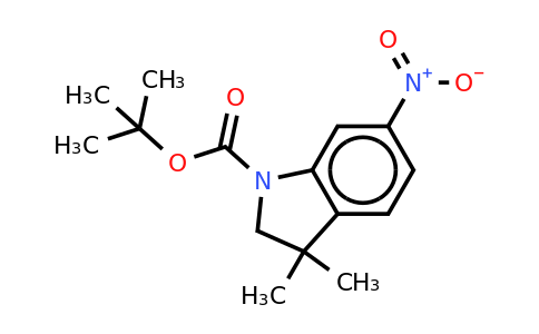 CAS 1049677-52-2 | N-BOC-3,3-dimethyl-6-nitroindole