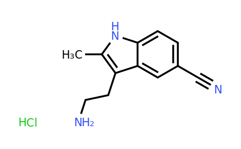 CAS 1049737-40-7 | 3-(2-Amino-ethyl)-2-methyl-1H-indole-5-carbonitrile hydrochloride