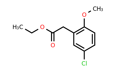 CAS 1050481-78-1 | (5-Chloro-2-methoxy-phenyl)-acetic acid ethyl ester