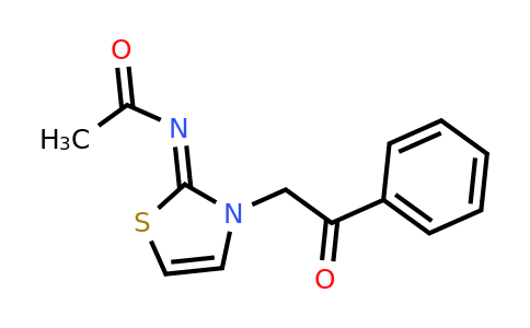 CAS 10505-64-3 | N-[3-(2-Oxo-2-phenyl-ethyl)-3H-thiazol-2-ylidene]-acetamide