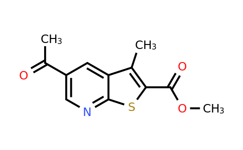 CAS 1050885-86-3 | Methyl 5-acetyl-3-methylthieno[2,3-b]pyridine-2-carboxylate