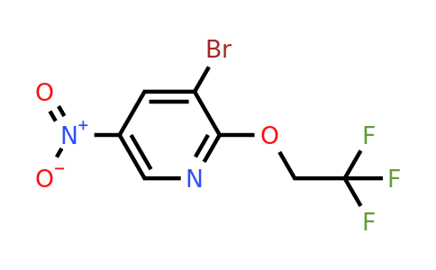 CAS 1051372-09-8 | 3-Bromo-5-nitro-2-(2,2,2-trifluoro-ethoxy)-pyridine