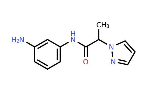 CAS 1052547-60-0 | N-(3-Aminophenyl)-2-(1H-pyrazol-1-yl)propanamide