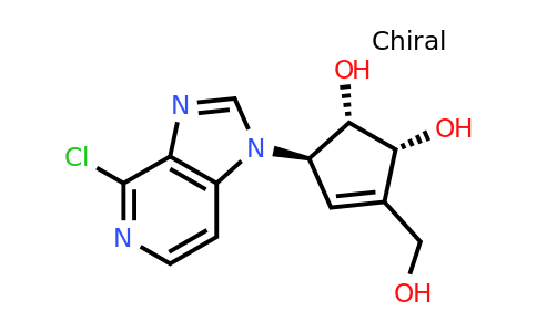 CAS 105522-08-5 | (1S,2R,5R)-5-(4-Chloro-1H-imidazo[4,5-C]pyridin-1-YL)-3-(hydroxymethyl)cyclopent-3-ene-1,2-diol