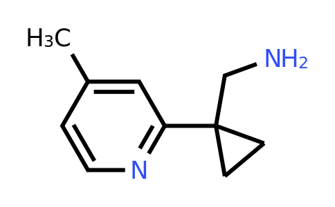 CAS 1060804-91-2 | (1-(4-Methylpyridin-2-YL)cyclopropyl)methanamine
