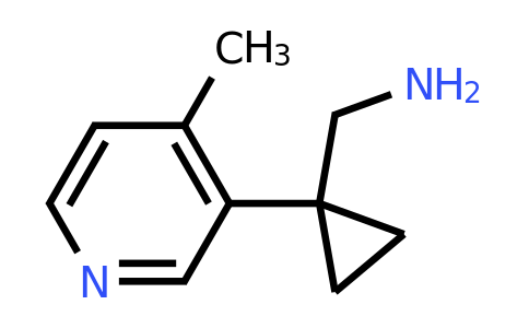 CAS 1060804-94-5 | (1-(4-Methylpyridin-3-YL)cyclopropyl)methanamine