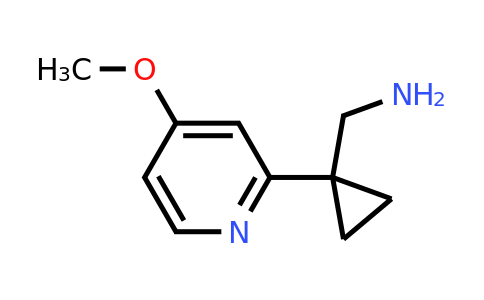 CAS 1060805-26-6 | (1-(4-Methoxypyridin-2-YL)cyclopropyl)methanamine