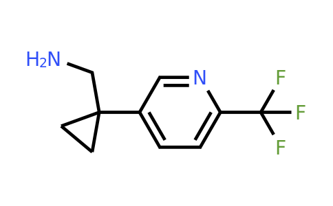 CAS 1060811-04-2 | (1-(6-(Trifluoromethyl)pyridin-3-YL)cyclopropyl)methanamine