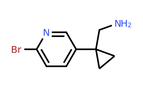 CAS 1060811-50-8 | (1-(6-Bromopyridin-3-YL)cyclopropyl)methanamine