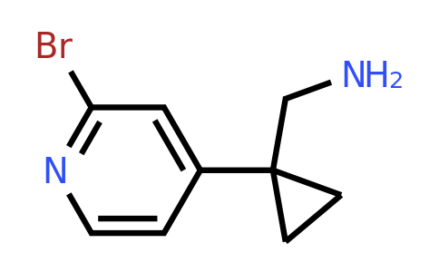 CAS 1060811-51-9 | (1-(2-Bromopyridin-4-YL)cyclopropyl)methanamine